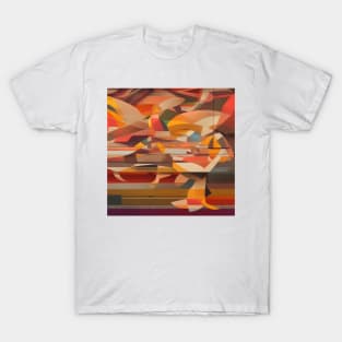 Koi Fish Abstract Collage 1 T-Shirt